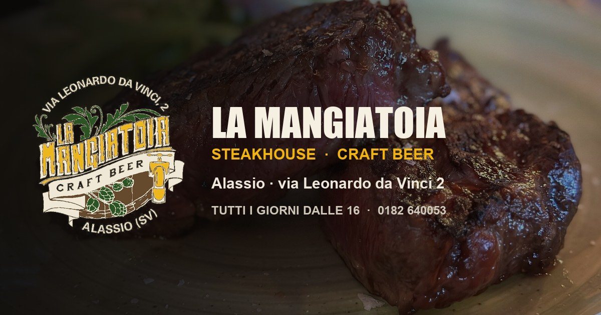 L'anteprima del sito di La Mangiatoia