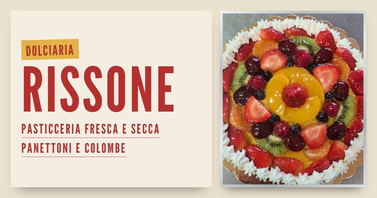 L&rsquo;anteprima del sito di Dolciaria Rissone