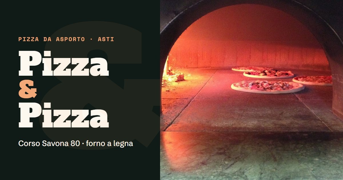 L'anteprima del sito di Pizza & Pizza